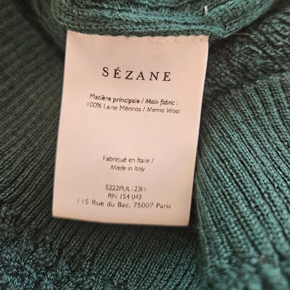 Sezane Rosalia Jumper, Green - Picture 8 of 8